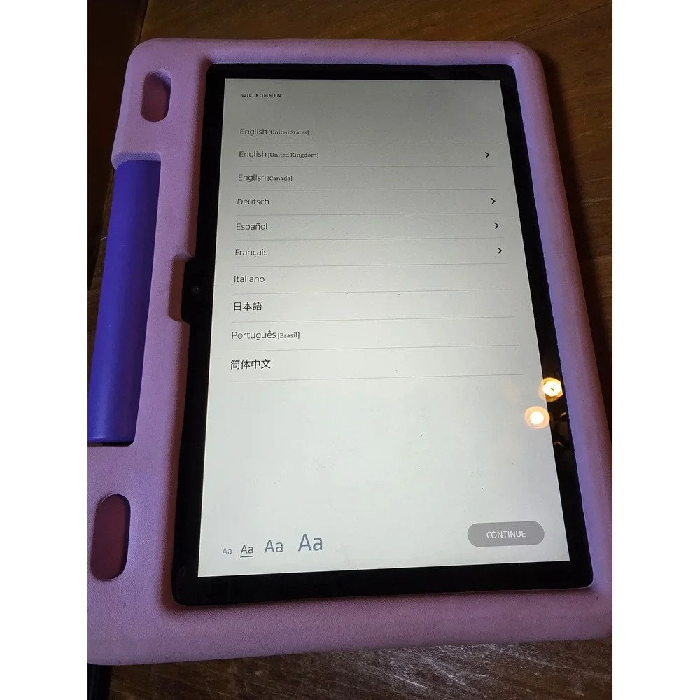 Amazon Fire HD 10 Kids Edition 11th Gen 10.1in Tablet Purple Case T76N2B